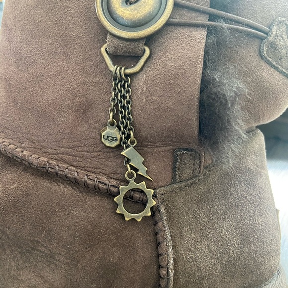 UGG Brown Suede Boots - Picture 5 of 6